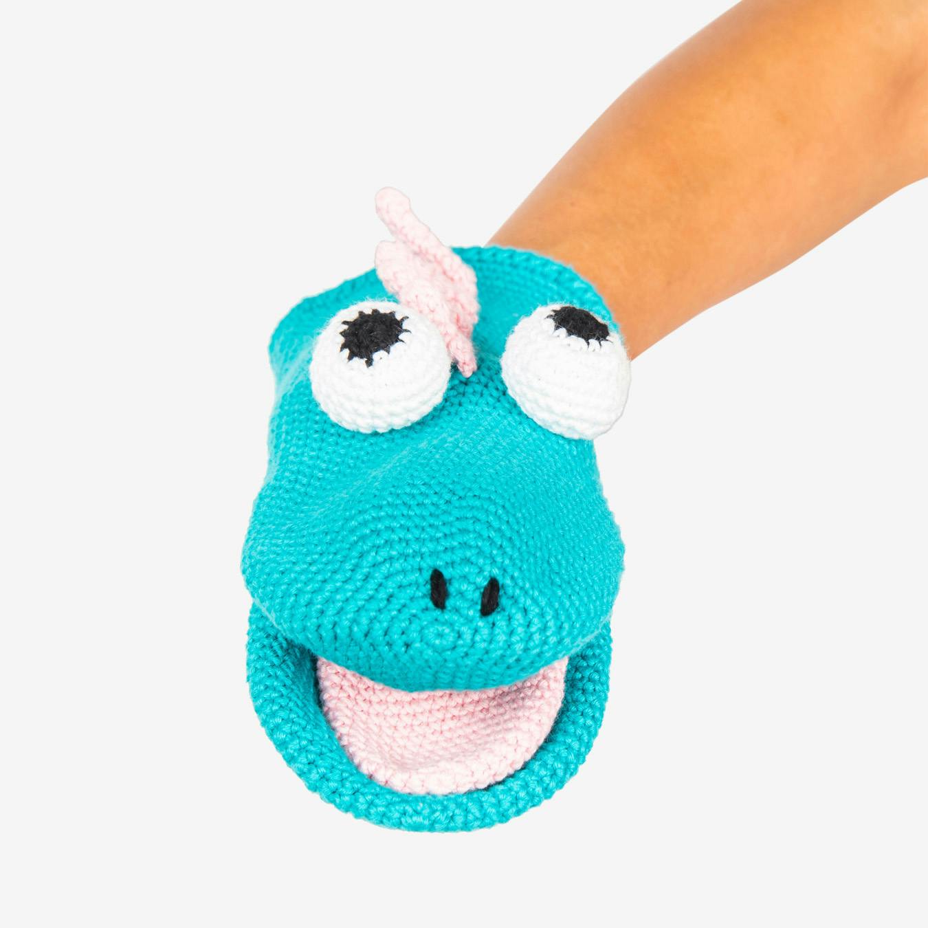 Hand Knitted Puppets in Organic Cotton